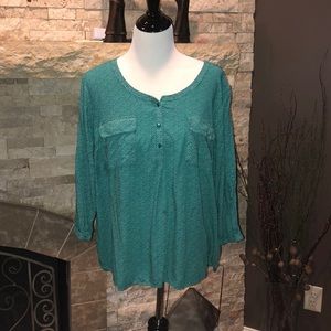 St Johns Bay size xl green tunic